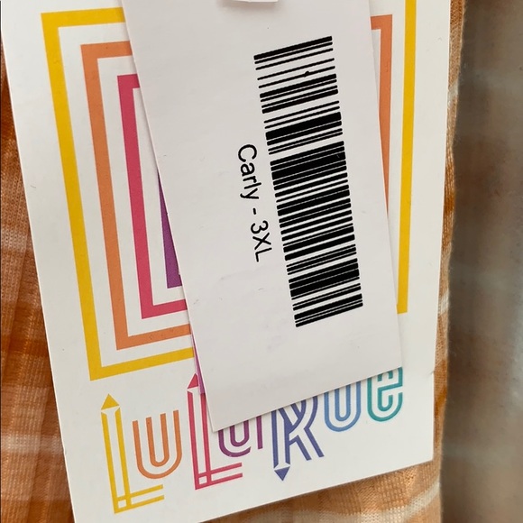NWT Lularoe Carly Striped T-Shirt Dress 3XL - Picture 4 of 9